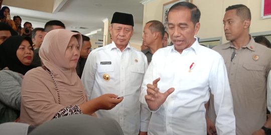 Presiden Jokowi Sidak Pelayanan Fasilitas di RSUD Kota Cilegon
