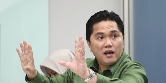 thohir rapat bersama jajaran komisaris garuda indonesia