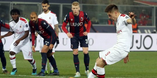 Hasil Serie A: Bologna Ditaklukkan AC Milan 2-3