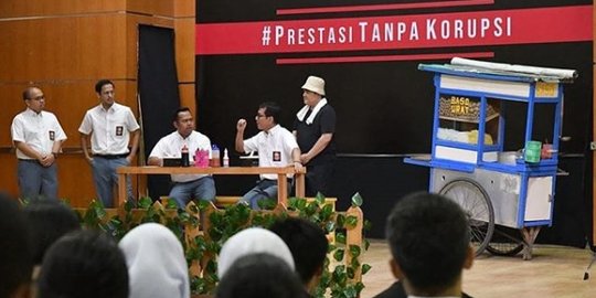 Kolaborasi Nadiem, Erick dan Wisnhutama di #PrestasiTanpaKorupsi