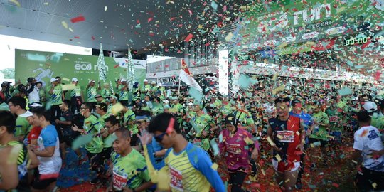 7.500 Pelari Pertamina Eco Run 2019 Turut Lestarikan Satwa Langka