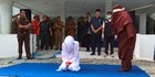Perempuan yang Ditangkap saat Pesta Sabu di Aceh, Dicambuk 8 Kali