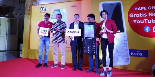 Indosat Ooredoo Gandeng Advan Luncurkan 4G Smart Feature Phone