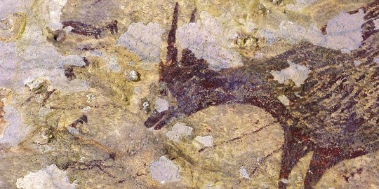 Ini Penampakan Lukisan Tertua Dunia yang Ditemukan di Gua Sulsel