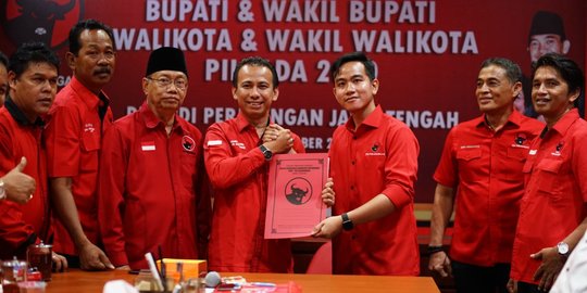 Gibran Daftar Cawalkot ke PDIP Jateng, FX Rudy Tunggu Rekomendasi DPP