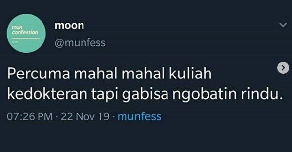 cuitan receh tentang perkuliahan dan percintaan