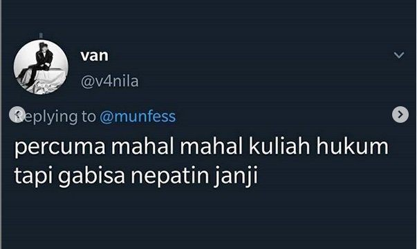 cuitan receh tentang perkuliahan dan percintaan