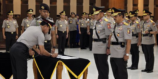 Kapolri Idham Azis Pimpin Sertijab Sejumlah Perwira Tinggi