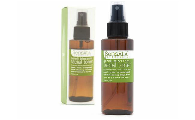 sensatia botanicals neroli blossom facial toner