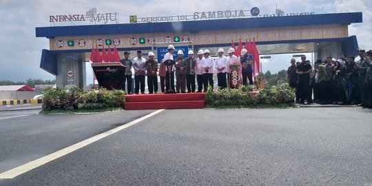 Resmikan Tol Pertama di Kalimantan, Jokowi Harap Percepat Akses Menuju Ibu Kota Baru