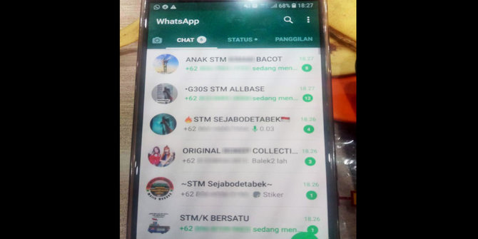 grup whatsapp stm