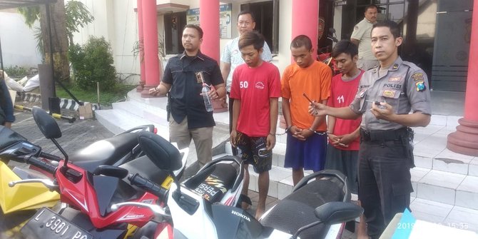 3 Bandit Spesialis Curanmor di Surabaya Ditembak Polisi