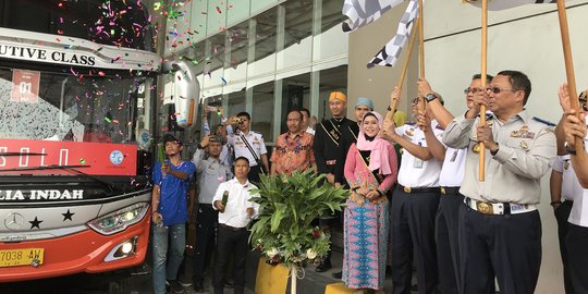 Kemenhub Berangkatkan 2.120 Pemudik Gratis dan Disabilitas di Terminal Pulogebang