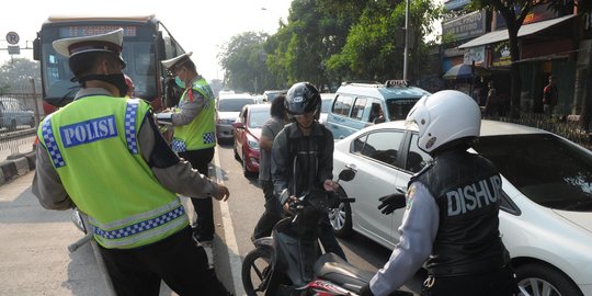 Razia Pajak di Jaksel, Kawasaki Ninja hingga Harley Davidson Terjaring