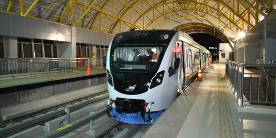 Libur Akhir Tahun, LRT Sumsel Tambah Perjalanan Menjadi 88 Perhari