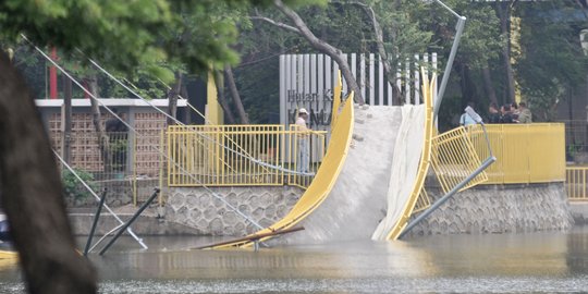 Jembatan Hutan Kemayoran Roboh, Dua Saksi Diperiksa Polisi