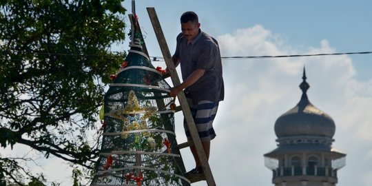 Gereja Hati Kudus Aceh Bersiap Merayakan Natal