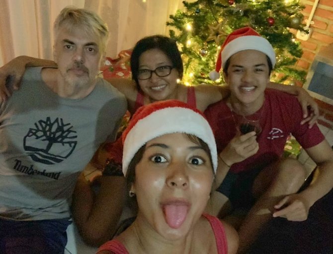 pohon natal selebritis