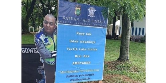 Unik, Ini 6 Spanduk Imbauan Polres Tangsel yang Anti-Mainstream