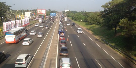 Jasa Marga Kembali Terapkan Contraflow di Tol Jakarta - Cikampek Km 47