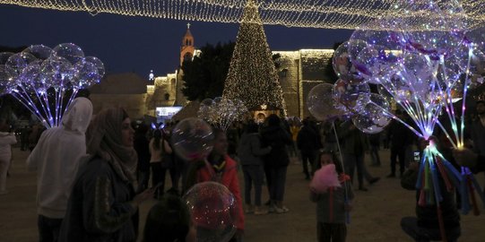 Israel Larang Ratusan Warga Nasrani Palestina Ziarah ke Betlehem Rayakan Natal