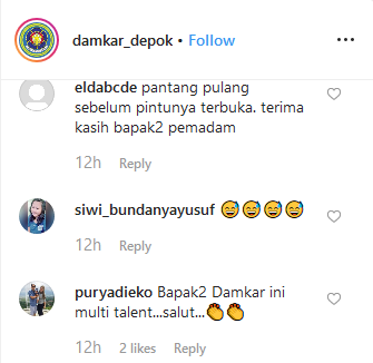 petugas damkar bebaskan pria di kamar mandi