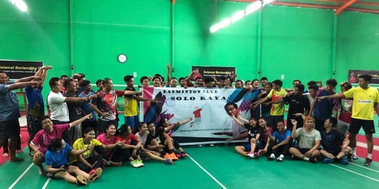 Maju Pilwalkot 2020, Gibran Rakabuming Didukung Atlet Badminton Solo