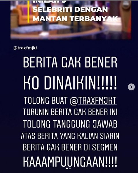 Diberitakan Masih Mencintai Mantan Tarra Budiman Geram Sampai