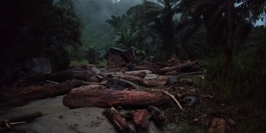 Banjir Bandang Terjang 3 Desa di Labura, 6 Rumah Hilang dan Puluhan Rusak