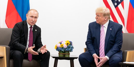 Putin Ucapkan Terima Kasih Pada Trump Soal Informasi Serangan Teroris di Rusia