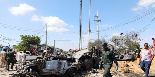 turki kirim pesawat dan dokter bantu evakuasi korban serangan bom mobil somalia
