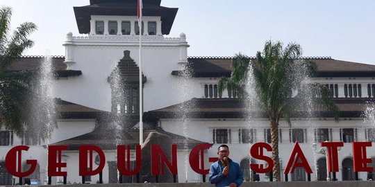 Revitalisasi Selesai, Taman Gedung Sate Rp14 Miliar Dibuka untuk Umum