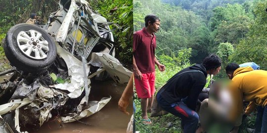 Innova Terjun ke Jurang di Malang, Dua Meninggal dan Satu Balita Terluka