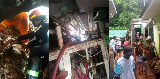 Tiga Warga Meninggal akibat Tertimbun Longsor di Cinere Depok
