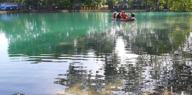 wisatawan tenggelam di danau linting