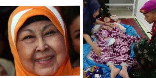 Aminah Cendrakasih, 'Emaknya Si Doel' Terbaring Sakit Dievakuasi Marinir dari Banjir