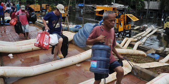 Antisipasi Curah Hujan Tinggi, Kementerian PUPR Perbaiki Pompa Air