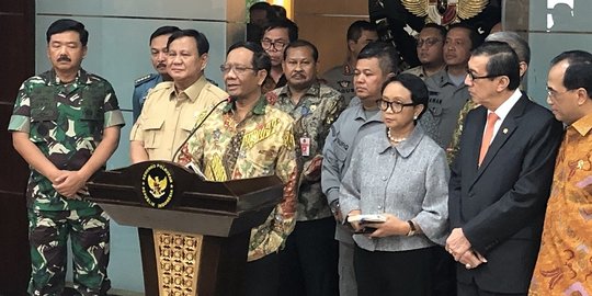 Ratas di Kemenko Polhukam, Pemerintah Tolak Klaim China Soal Wilayah Natuna