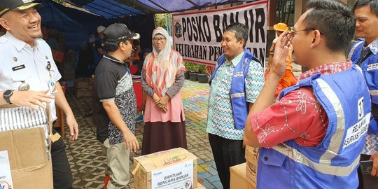 Jasindo Kirim Bantuan & Bangun Posko Pelaporan Klaim Asuransi Korban Banjir
