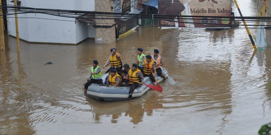 BPBD DKI Sebut Total Pengungsi Banjir di Jakarta Tinggal 6 Ribu Jiwa