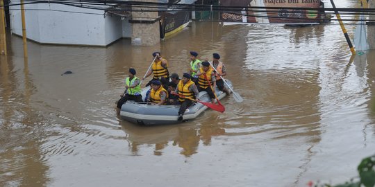 BMKG Prediksi Hujan Deras, Polisi Petakan 4 Lokasi Berpotensi Banjir