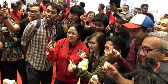 Hari Kedua Rakernas I PDIP, Puan Maharani Jajal Pameran Rempah