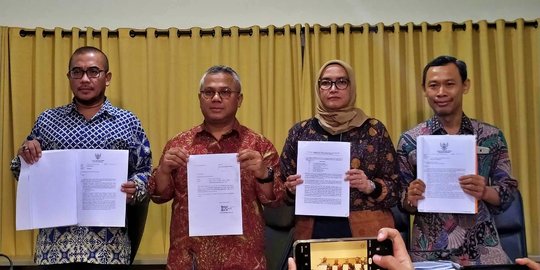 KPU Serahkan Surat Pengunduran Diri Wahyu Setiawan ke Presiden Jokowi