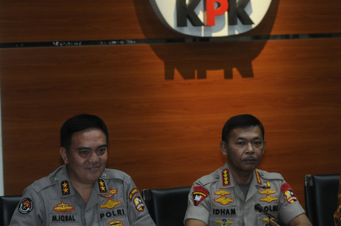 kapolri idham azis sambangi kpk