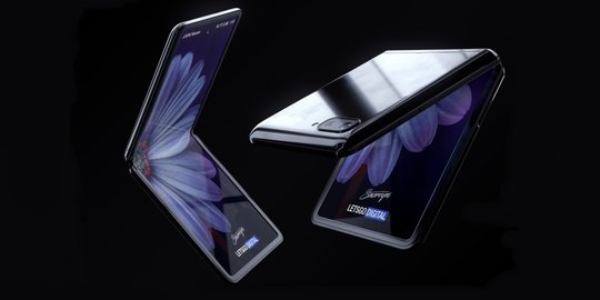 Ini Bocoran Bentuk Galaxy Z Flip, Calon Smartphone Lipat Terbaru Samsung!