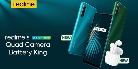 Performa Terbaik di Kelasnya, realme 5i Bawa Snapdragon 665 AIE