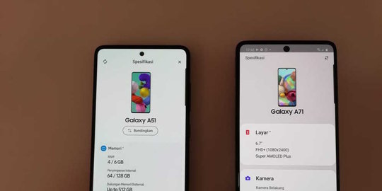 samsung rilis galaxy a51 dan a71, seperti apa?