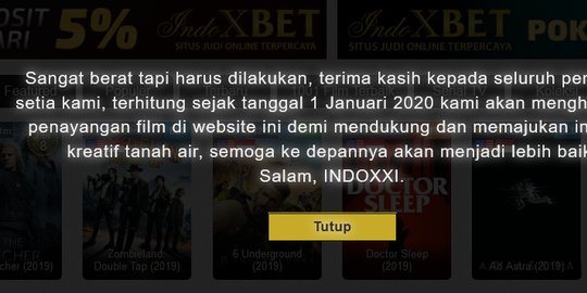 kemkominfo: rugi internet kencang dipakai nonton film bajakan