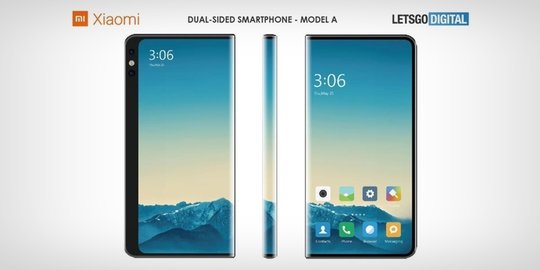 Xiaomi Patenkan Dua Smartphone Dengan Layar Keliling