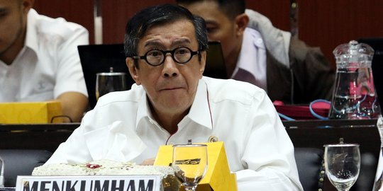 Yasonna Soal Pencekalan Harun Masiku: Kita Tunggu Datang Saja